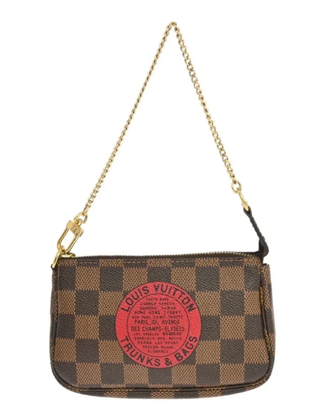 Best05 Louis Vuitton Damier Mini Pochette Accessoires